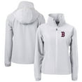 thumbnail image 1 of Women's Cutter & Buck  Gray Boston Red Sox Charter Eco Recycled Full-Zip Jacket, 1 of 3