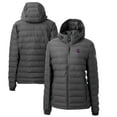 thumbnail image 1 of Women's Cutter & Buck Gray California Angels Cooperstown Collection Mission Ridge Repreve Eco Insulated Full-Zip Puffer, 1 of 3