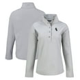 thumbnail image 1 of Women's Cutter & Buck Gray Chicago White Sox Hunts Point Eco Half-Snap Jacket, 1 of 3