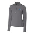 thumbnail image 1 of Women's Cutter & Buck Gray Detroit Lions Traverse Half-Zip Pullover Jacket, 1 of 1