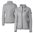thumbnail image 1 of Women's Cutter & Buck Gray El Paso Chihuahuas Rainier Primaloft Eco Full-Zip Jacket, 1 of 3