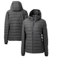 thumbnail image 1 of Women's Cutter & Buck Gray Florida Marlins Cooperstown Collection Mission Ridge Repreve Eco Insulated Full-Zip Puffer, 1 of 3