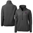 thumbnail image 1 of Women's Cutter & Buck Gray Inter Miami CF Cascade Eco Fleece Pullover Jacket, 1 of 3