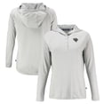 thumbnail image 1 of Women's Cutter & Buck Gray Jacksonville Jaguars Coastline Epic Comfort Eco Recycled Long Sleeve Hoodie T-Shirt, 1 of 3
