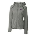 thumbnail image 1 of Women's Cutter & Buck Gray Kansas State Wildcats Mainsail Hooded Full-Zip Jacket, 1 of 1
