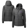 thumbnail image 1 of Women's Cutter & Buck  Gray Kansas State Wildcats Vault Mission Ridge Repreve Eco Insulated Long Puffer Jacket, 1 of 3