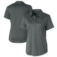 thumbnail image 1 of Women's Cutter & Buck Gray Miami University RedHawks Prospect Textured Stretch Polo, 1 of 3