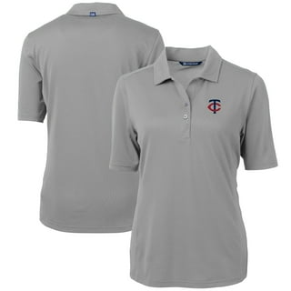 Minnesota Twins Antigua Women's Motivated Polo - Heather Gray