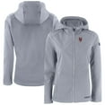 thumbnail image 1 of Women's Cutter & Buck  Gray New York Mets Evoke Eco Softshell Recycled Full-Zip Jacket, 1 of 3