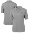 thumbnail image 1 of Women's Cutter & Buck Gray Penn State Nittany Lions Team Virtue Eco Pique Recycled Polo, 1 of 3