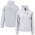 thumbnail image 1 of Women's Cutter & Buck Gray Philadelphia Phillies Cooperstown Collection Charter Eco Recycled Full-Zip Jacket, 1 of 3