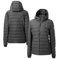 thumbnail image 1 of Women's-Cutter & Buck  Gray Philadelphia Union Mission Ridge Repreve Eco Insulated Hooded Puffer Jacket, 1 of 3
