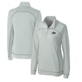 thumbnail image 1 of Women's Cutter & Buck Gray Rocket City Trash Pandas Clique Helsa Performance Half-Zip Sweatshirt, 1 of 3
