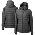thumbnail image 1 of Women's  Cutter & Buck  Gray Round Rock Express Mission Ridge Repreve Puffer Full-Zip Jacket, 1 of 3