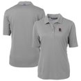 thumbnail image 1 of Women's Cutter & Buck Gray Round Rock Express Virtue DryTec Eco Pique Recycled Polo, 1 of 3