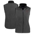 thumbnail image 1 of Women's Cutter & Buck  Gray SMU Mustangs Vault Cascade Eco Sherpa Fleece Vest, 1 of 3