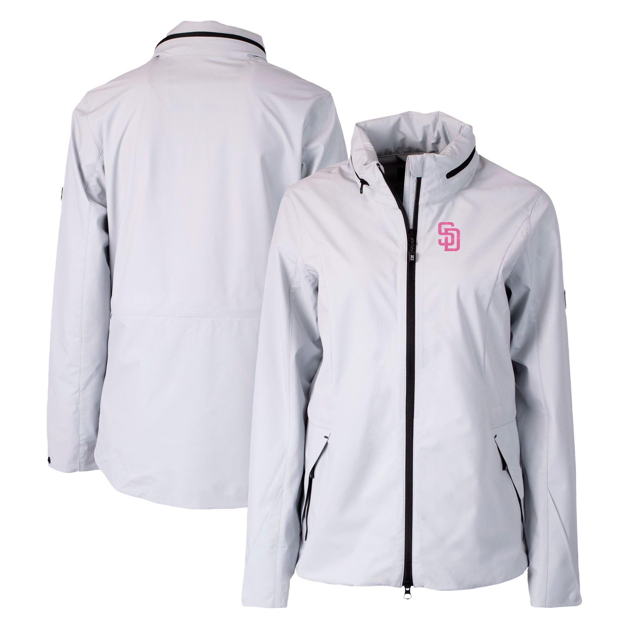 Women's Cutter & Buck Gray San Diego Padres City Connect Vapor Water