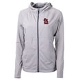 thumbnail image 1 of Women's Cutter & Buck Gray St. Louis Cardinals Adapt Eco Knit Full-Zip Jacket, 1 of 1