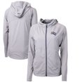thumbnail image 1 of Women's Cutter & Buck Gray Stephen F Austin Lumberjacks Adapt Eco Knit Hybrid Recycled Full-Zip Hoodie, 1 of 3