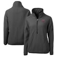 thumbnail image 1 of Women's Cutter & Buck  Gray Texas A&M Aggies Vault Cascade Eco Sherpa Fleece Half-Zip Pullover Jacket, 1 of 3