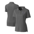 thumbnail image 1 of Women's Cutter & Buck  Gray UTSA Roadrunners Advantage DryTec Tri-Blend Pique Polo, 1 of 3