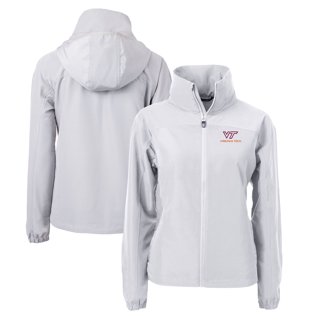 Ouray Sportswear NCAA Virginia Tech Hokies Women's Hybrid II Jacket - Black Heather/Charcoal, Fleece