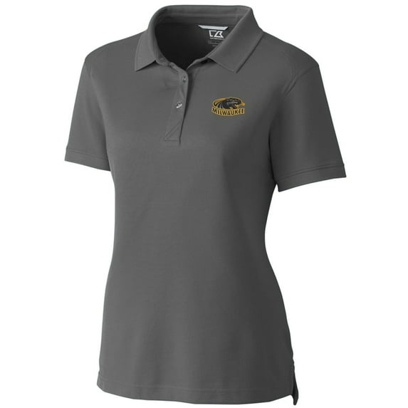 Women's Cutter & Buck Gray Wisconsin-Milwaukee Panthers Advantage Polo