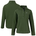 thumbnail image 1 of Women's Cutter & Buck Green Arizona Diamondbacks Hunts Point Eco Half-Snap Jacket, 1 of 3