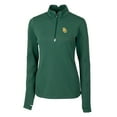 thumbnail image 1 of Women's Cutter & Buck Green Baylor Bears Traverse Half-Zip Pullover Jacket, 1 of 1