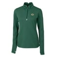 thumbnail image 1 of Women's Cutter & Buck Green Green Bay Packers Traverse Half-Zip Pullover Jacket, 1 of 1