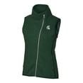 thumbnail image 1 of Women's Cutter & Buck Green Michigan State Spartans Mainsail Full-Zip Vest, 1 of 1