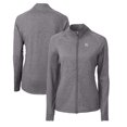 thumbnail image 1 of Women's Cutter & Buck  Heather Black Air Force Falcons Adapt Eco Knit Heather Recycled Full-Zip Jacket, 1 of 3