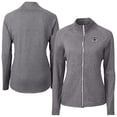 thumbnail image 1 of Women's Cutter & Buck Heather Black Las Vegas Raiders Adapt Eco Knit Heather Full-Zip Jacket, 1 of 3