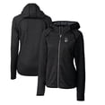 thumbnail image 1 of Women's Cutter & Buck Heather Charcoal Michigan State Spartans Mainsail Sweater-Knit Full-Zip Hoodie, 1 of 3