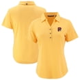 thumbnail image 1 of Women's Cutter & Buck  Heather Gold Portland Sea Dogs Forge Eco Stretch Recycled Polo, 1 of 3