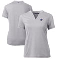 thumbnail image 1 of Women's Cutter & Buck Heather Gray Boise State Broncos Forge Blade V-Neck Top, 1 of 3