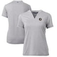 thumbnail image 1 of Women's Cutter & Buck Heather Gray Florida State Seminoles Forge Blade V-Neck Top, 1 of 3