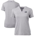 thumbnail image 1 of Women's Cutter & Buck Heather Gray Georgia Southern Eagles Forge Blade V-Neck Top, 1 of 3