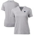 thumbnail image 1 of Women's Cutter & Buck Heather Gray Penn State Nittany Lions Forge Blade V-Neck Top, 1 of 3