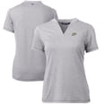 thumbnail image 1 of Women's Cutter & Buck Heather Gray Purdue Boilermakers Forge Blade V-Neck Top, 1 of 3