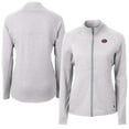 thumbnail image 1 of Women's Cutter & Buck Heather Gray San Francisco 49ers Adapt Eco Knit Heather Full-Zip Jacket, 1 of 3