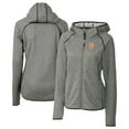 thumbnail image 1 of Women's Cutter & Buck  Heather Gray San Francisco Giants City Connect Mainsail Full-Zip Hooded Jacket, 1 of 3