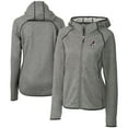 thumbnail image 1 of Women's Cutter & Buck  Heather Gray Springfield Cardinals Mainsail Sweater Knit Raglan Full-Zip Hoodie, 1 of 3