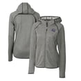 thumbnail image 1 of Women's Cutter & Buck Heather Gray Stephen F Austin Lumberjacks Mainsail Sweater-Knit Full-Zip Hoodie, 1 of 3