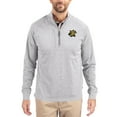 thumbnail image 1 of Women's-Cutter & Buck  Heather Gray Wichita State Shockers Adapt Eco Knit Stretch Recycled DryTec Raglan Quarter-Zip, 1 of 2