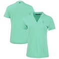 thumbnail image 1 of Women's Cutter & Buck  Heather Mint Los Angeles Angels Forge Heathered Stretch Blade Top, 1 of 3