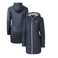 thumbnail image 1 of Women's Cutter & Buck Heather Navy Drexel Dragons Rainier Primaloft Eco Hooded Long Coat, 1 of 3