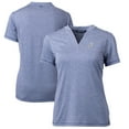 thumbnail image 1 of Women's Cutter & Buck  Heather Navy Reno Aces Forge DryTec Heathered Stretch Blade Top, 1 of 3