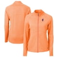 thumbnail image 1 of Women's Cutter & Buck  Heather Orange Florida Gators Swinging Gator Adapt Eco Knit Full-Zip Jacket, 1 of 3