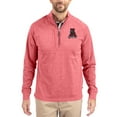 thumbnail image 1 of Women's-Cutter & Buck  Heather Red Alabama Crimson Tide Adapt Eco Knit Stretch Recycled DryTec Raglan Quarter-Zip, 1 of 2